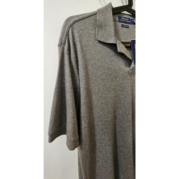 Polo Ralph Lauren Classic Fit Polo Shirt Heather Grey Men's Size Medium - Picture 2 of 15